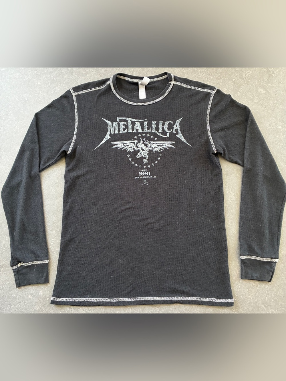 Metallica Est 1981 Long Sleeve T Shirt - Medium